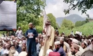 کالعدم ٹی ٹی پی کا تیراہ میں شہریوں کو انسانی ڈھال نہ بنانے کا اعلان