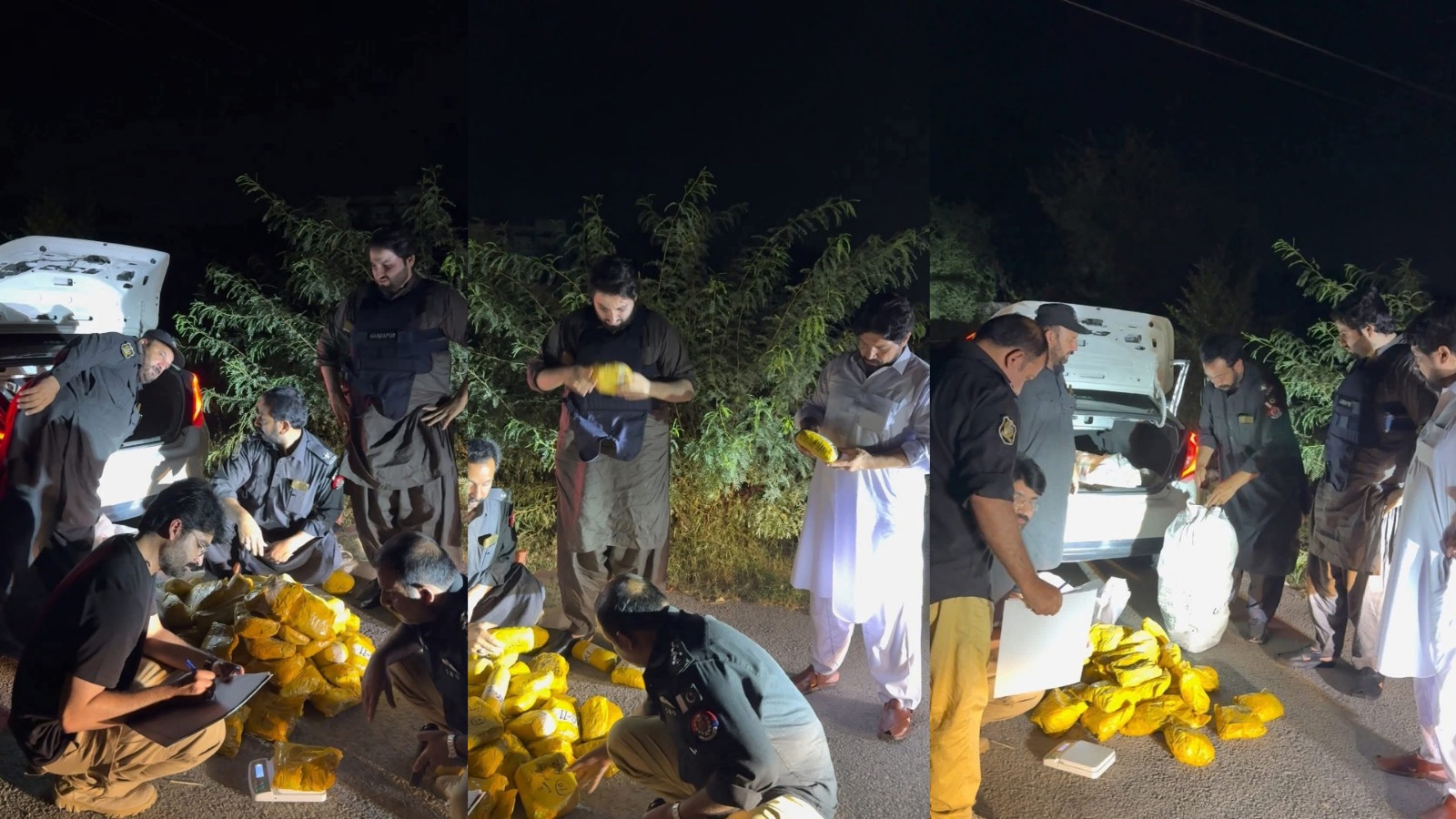 خیبر: جعلی سرکاری نمبر پلیٹ لگی گاڑی سے کروڑوں روپے مالیت کی منشیات برآمد