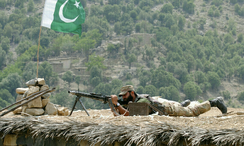 خیبر پختونخوا: قبائلی اضلاع میں سیکیورٹی فورسز کی کارروائیوں کے  دوران  2 دہشتگرد ہلاک