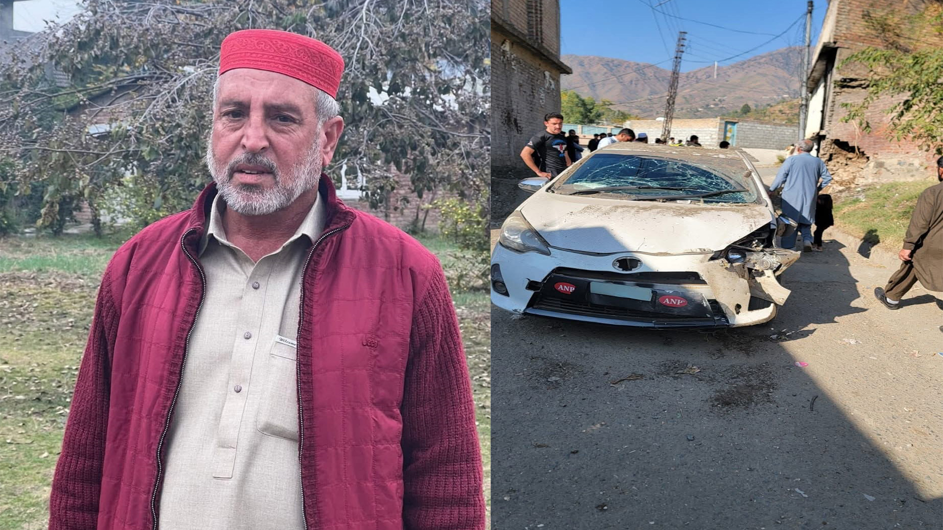 سوات: اے این پی رہنما ممتاز علی خان کی گاڑی کے قریب دھماکہ