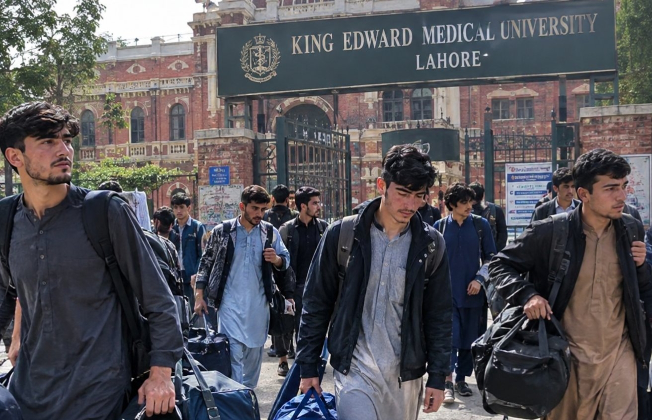 پی ایم ڈی سی کا افغان میڈیکل طلبہ کی واپسی کا حکم، کنگ ایڈورڈ میڈیکل یونیورسٹی نے 22 طلبہ کو فارغ کردیا