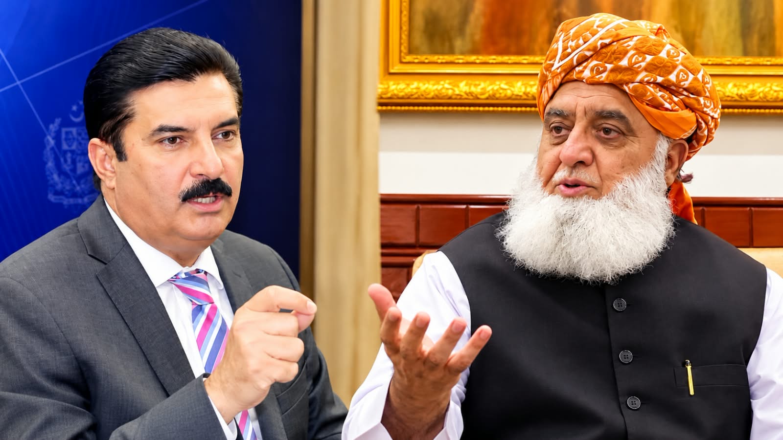 مولانا فضل الرحمان کہتے ہیں گورنر راج غلط ہے، تو کیا فوجیوں سے زمین لینا حلال ہے؟ فیصل کریم کنڈی
