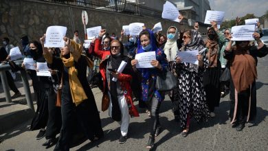 کابل میں افغان خواتین کی احتجاجی ریلی پر ہوائی فائرنگ